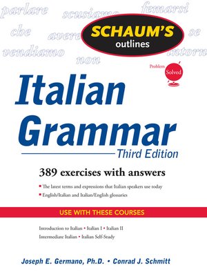 cover image of Italian Grammar